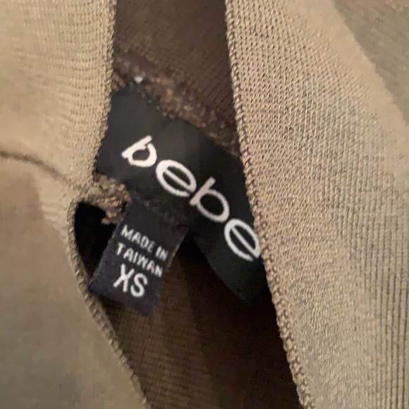 Bebe olive green bandage skirt with sequins - Picture 4 of 4